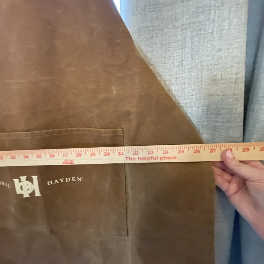 Basil Hayden Bourbon Canvas & Leather Apron BBQ Barmaster Drink Smart Rare New